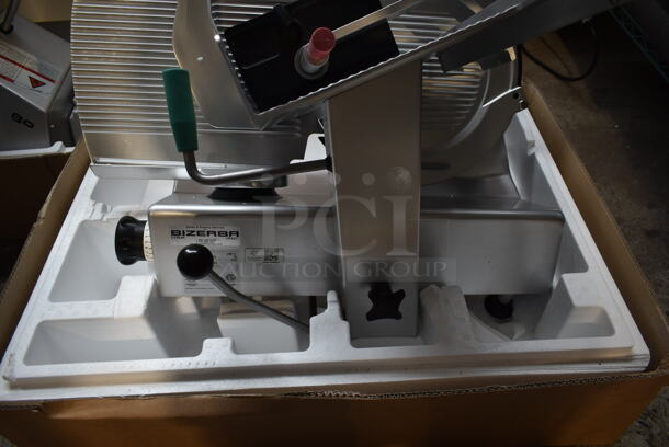 2019 Bizerba GSP H Stainless Steel Commercial Countertop Meat Slicer. 120 Volts, 1 Phase. Tested and Working! - Image 3 of 5