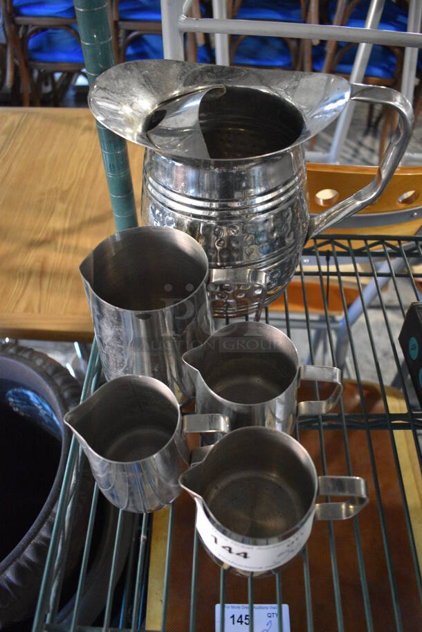 5 Various Metal Pitchers. Includes 10x6x8.5. 5 Times Your Bid! - Image 3 of 3