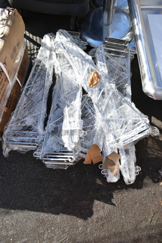 BRAND NEW SCRATCH AND DENT! Lot of 7 Chrome Finish Brackets