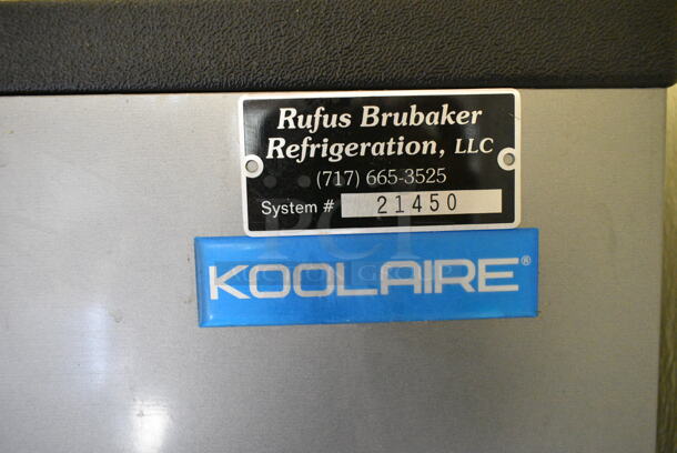 KoolAire Stainless Steel Commercial Ice Head on Commercial Ice Bin. Does Not Include Coffee Machine. This Unit Was In Working Condition When the Restaurant Closed. (kitchen) - Image 4 of 5