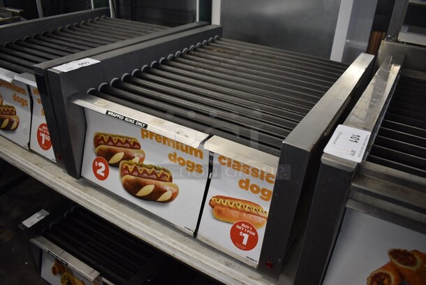 2019 Star Model 45STBDE Stainless Steel Commercial Countertop Hot Dog Roller Grill w/ Bun Storage Bin. 120 Volts, 1 Phase. 24x28.5x12. Tested and Working! - Image 4 of 5