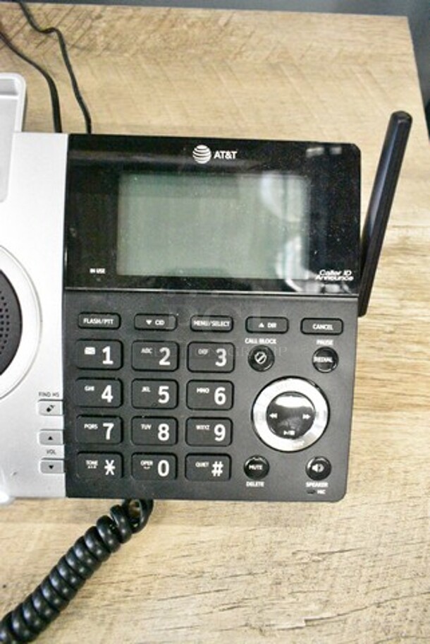 ALL ONE MONEY! Lot of Corded Office Telephone, 2 Phones on Cradle, Receipt Printer Paper - Image 12 of 12