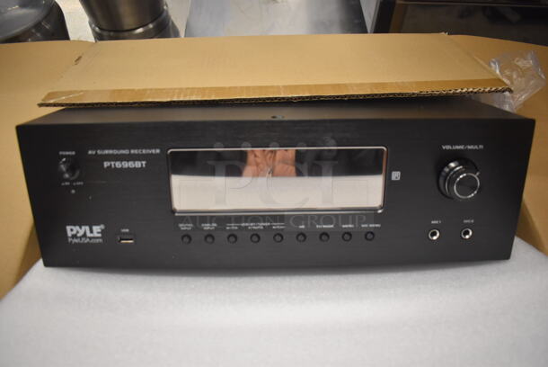 BRAND NEW IN BOX! Pyle PT696BT AV Surround Receiver. 17x13x5.5 - Image 1 of 6