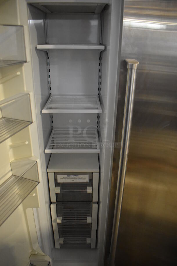 LIKE NEW! Sub Zero BI-428-S/PH Stainless Steel Commercial Cooler Freezer Combo Unit. 115 Volts, 1 Phase. Tested and Powers On But Does Not Get Cold - Image 4 of 8