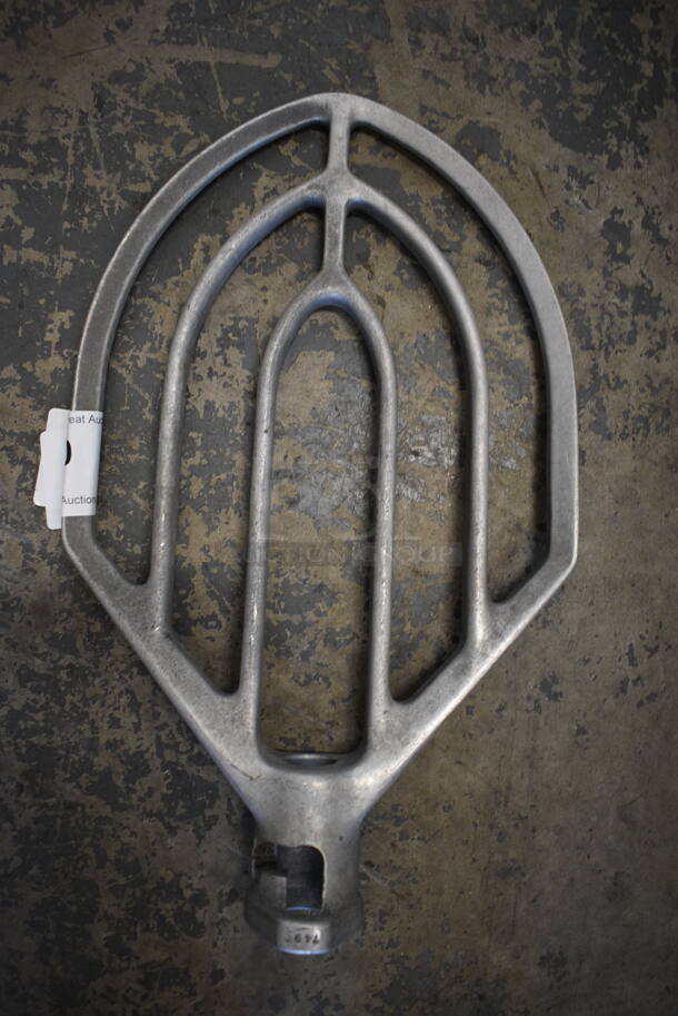 Metal Commercial Paddle Attachment for Hobart Mixer. 10x3x16.5