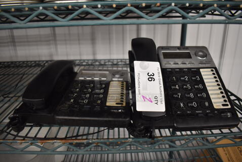 2 ML17929 Corded Office Telephones. 8x9x8. 2 Times Your Bid!