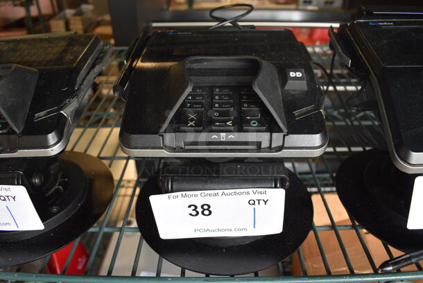 Verifone Credit Card Reader on Metal Stand. 7.5x9x7