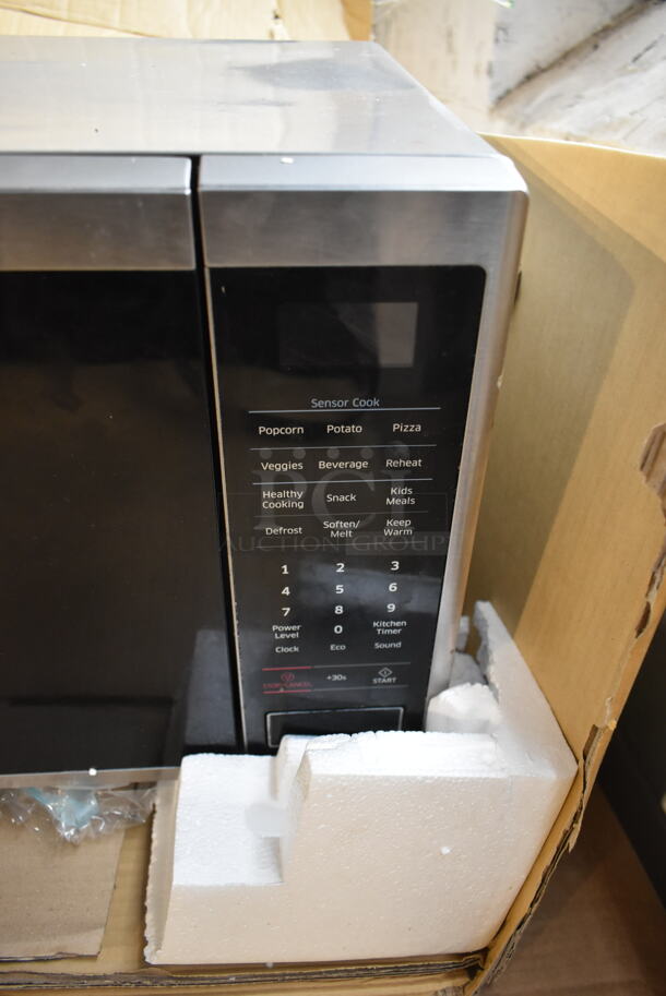 2018 Samsung MS14K5000AS Metal Countertop Microwave Oven. 120 Volts, 1 Phase.  - Image 2 of 4