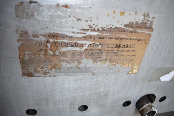 Vulcan Stainless Steel Commercial Gas Powered Charbroiler Grill w/ Under Shelf on Commercial Casters.  - Image 5 of 6