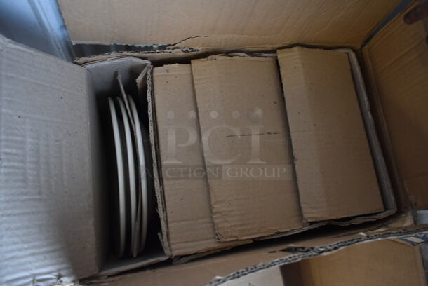 3 Boxes of 24 White Ceramic Plates. 3 Times Your Bid! - Image 4 of 4