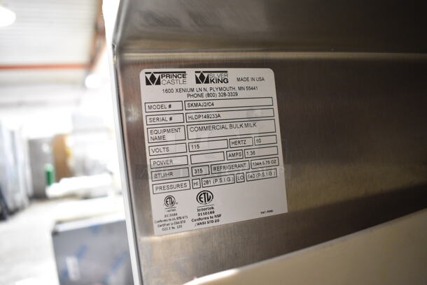 Silver King SKMAJ2/C4 Stainless Steel Commercial Countertop Milk Dispenser. 115 Volts, 1 Phase. Tested and Working! - Image 5 of 5