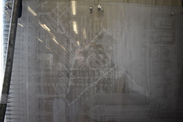 3 Clear Panels w/ White Pattern. 72x2x51. 3 Times Your Bid! - Image 3 of 3