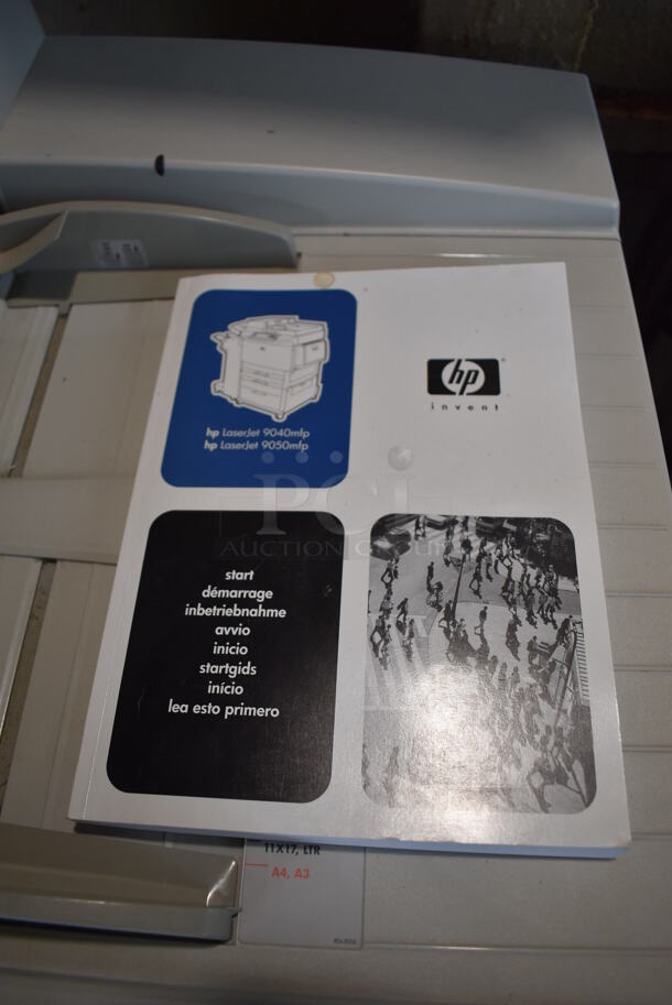 HP LaserJet Floor Style Printer Copier Scanner. 100-127 Volts, 1 Phase. 31x29x48 - Image 12 of 12