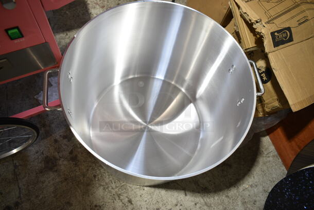 BRAND NEW SCRATCH AND DENT! Choice 471SP100QTHD 100 Qt. Heavy Weight Aluminum Stock Pot - Image 3 of 4
