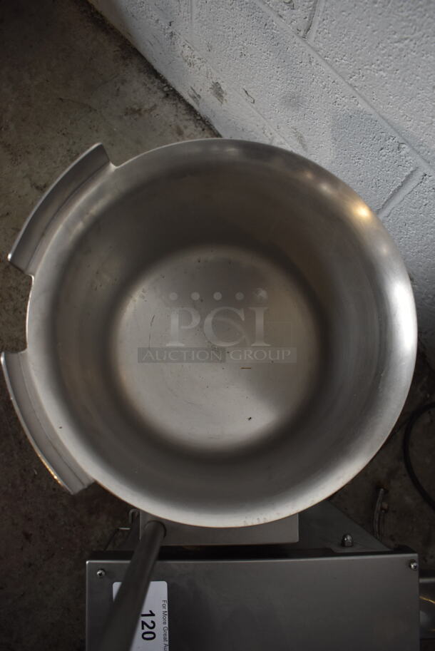 Cleveland KET-3-T Commercial Stainless Steel Gallon Tilting Steam Jacketed Electric Tabletop Kettle. 208-240V/1 Phase - Image 4 of 5