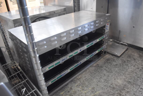 Prince Castle EHB34A Commercial Stainless Steel Electric Free Standing Warming Drawer With 2 Compartments. 208-240V. - Image 2 of 6