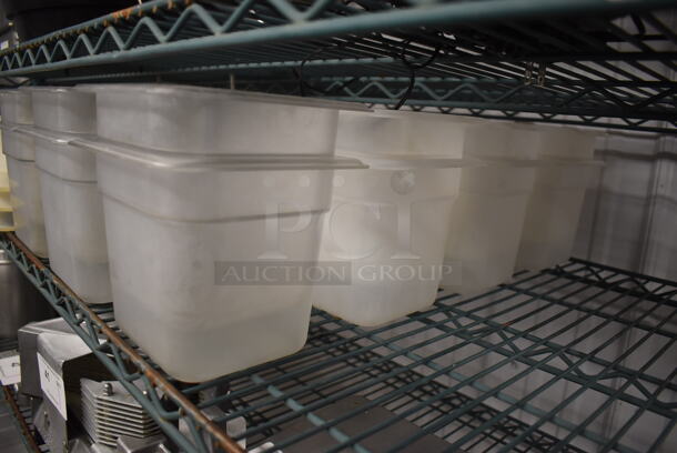 ALL ONE MONEY! Lot of Poly Drop In Bins and Lids; 13 1/6 Size Lids, 15 1/6x4 and 24 1/6x6 - Image 6 of 6