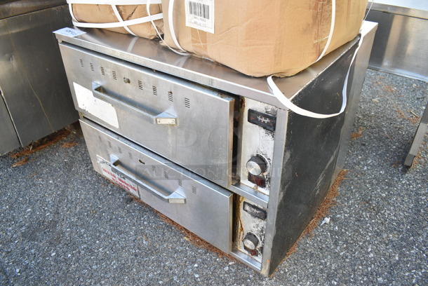 Hatco HDW-2 Stainless Steel 2 Drawer Warming Drawer. 120 Volts, 1 Phase. Tested and Does Not Power On - Image 2 of 5