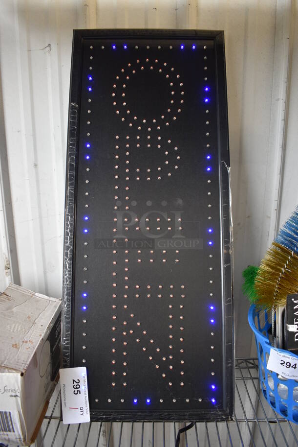 Light Up Open Sign. 13x1x31.5. Tested and Working!