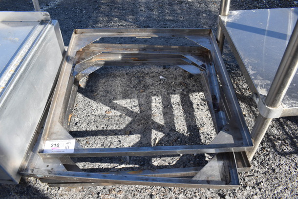 4 Metal Commercial Dolly on Commercial Casters. 27.5x26.5x3.5. 4 Times Your Bid! - Image 1 of 4