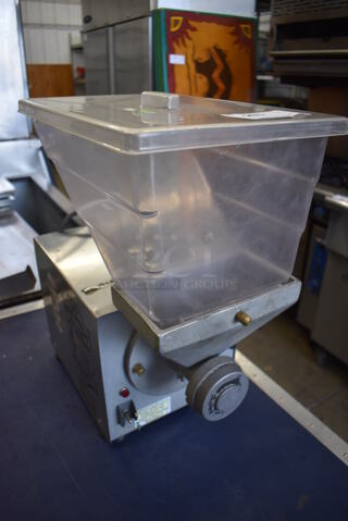 Olde Tyme PN1 Stainless Steel Commercial Countertop Nut Grinder. 115 Volts, 1 Phase. 11x21x21. Tested and Working!