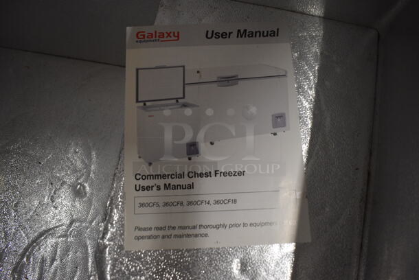 Avantco Model 178CF14 Metal Chest Freezer on Commercial Casters. 115 Volts, 1 Phase. 54.5x32.5x34. Tested and Working! - Image 5 of 7