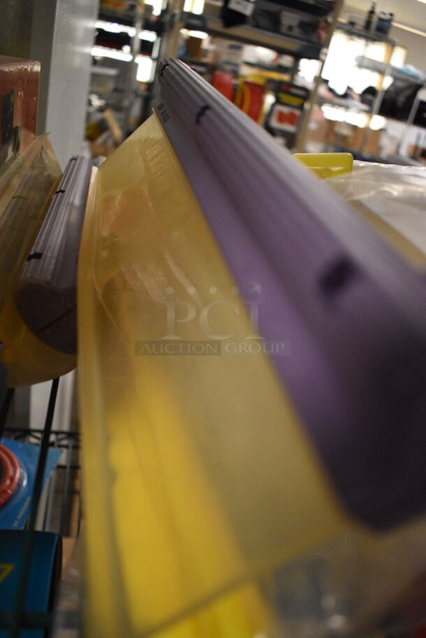 ALL ONE MONEY! Tier Lot of Various Items Including Towels, Handset Cord, Organizing Ties, Squeegees With Rubber Blade, and Estate Wine Toe - Image 5 of 6