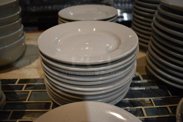 29 White Ceramic Plates. 7x7x1. 29 Times Your Bid! (bar) - Image 2 of 4