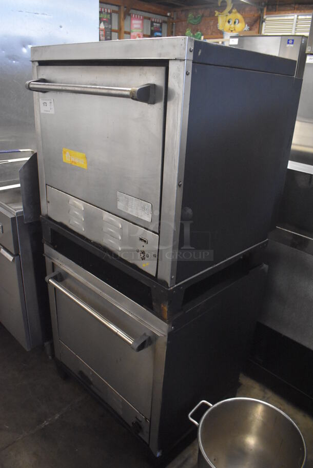 2 Peerless CE131D-3 Stainless Steel Electric Powered Commercial Ovens w/ Cooking Stones. 220 Volts, 3 Phase. 30x32x63. 2 Times Your Bid! - Image 8 of 9