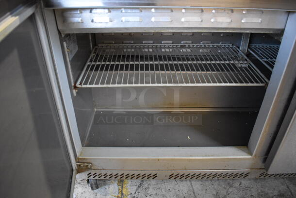 Fagor FMP-60-24 Stainless Steel Commercial Sandwich Salad Prep Table Bain Marie Mega Top on Commercial Casters. 115 Volts, 1 Phase. Tested and Powers On But Does Not Get Cold - Image 5 of 8