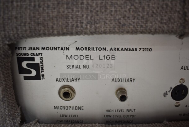 Sound Craft L16B Lecternette. Goes GREAT w/ Item 237! - Image 8 of 8