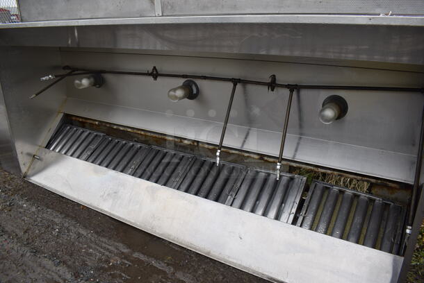 10' CaptiveAire SELF CONTAINED Stainless Steel Commercial Grease Hood w/ Filters and Make Up Air Vent. 120x24x49 - Image 4 of 8