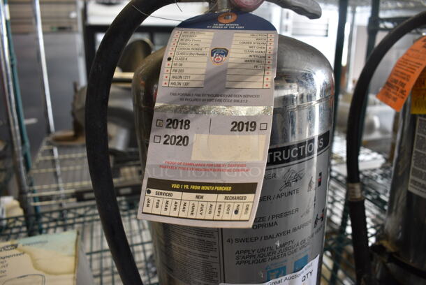 Buckeye Wet Chemical Fire Extinguisher. 7x8x18 - Image 3 of 3