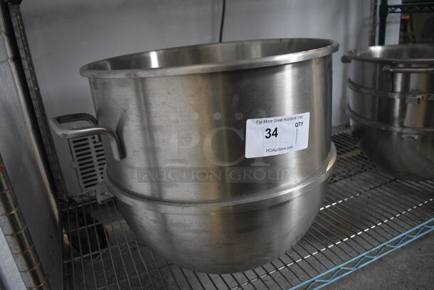 Alfa 40VBWLA Stainless Steel Commercial 40 Quart Mixing Bowl. 21x17x16 - Image 4 of 6
