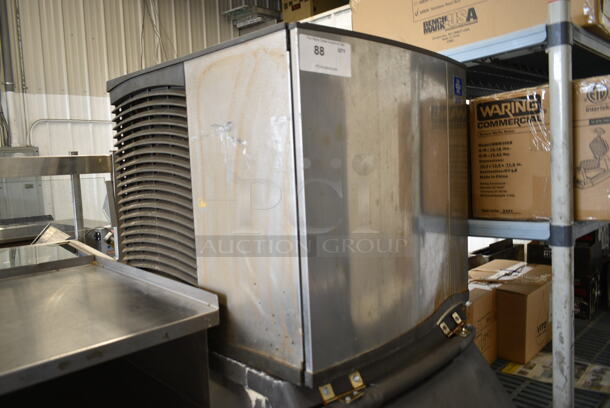 Manitowoc SY0424A Stainless Steel Commercial Ice Machine Head on Manitowoc S420 Commercial Ice Bin. 115 Volts, 1 Phase.  - Image 2 of 8