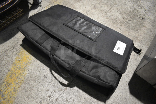 Black Insulated Food Carrying Bag. 22x12x14 - Image 3 of 4