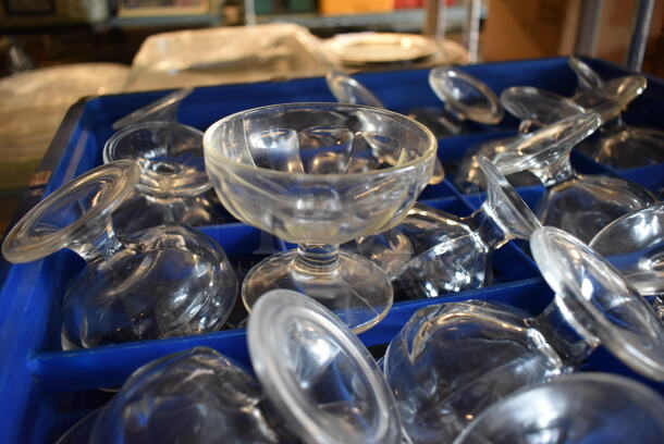 ALL ONE MONEY! Lot of Various Items Under Tabletop Including Baskets, Glasses and Poly Bin - Image 7 of 12