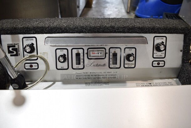 Sound Craft L16B Lecternette. Goes GREAT w/ Item 237! - Image 7 of 9