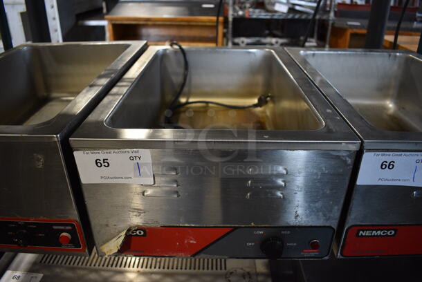 2014 Nemco 6055A Stainless Steel Commercial Countertop Electric Powered Full Size Food Warmer. 120 Volts, 1 Phase. 14.5x22.5x9. Tested and Working!