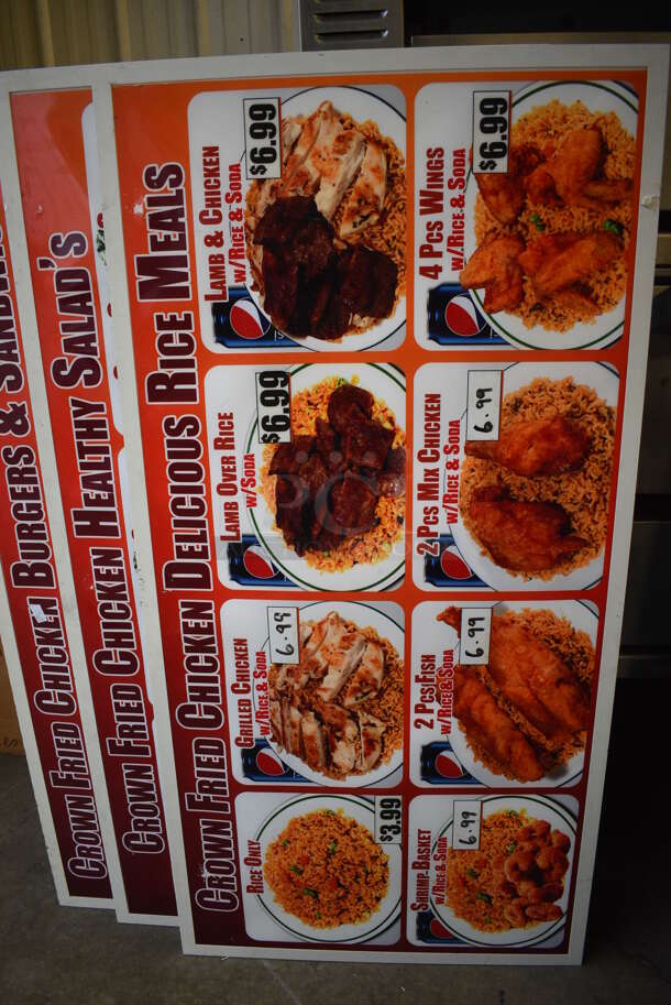 4 LED Menu Board Signs. 48x24. 4 Times Your Bid! - Image 3 of 8