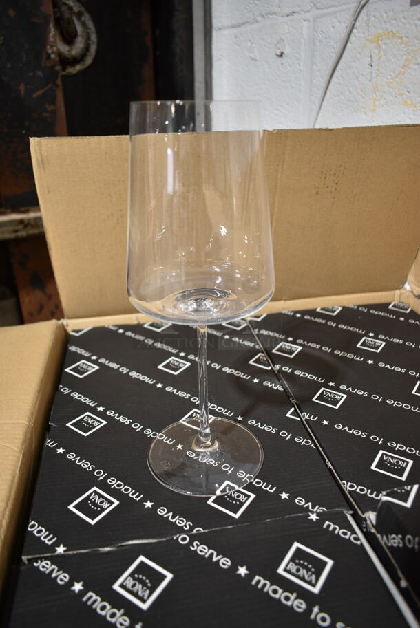 Box of 24 BRAND NEW! Bordeaux Wine Glasses. 23 oz - Image 1 of 5