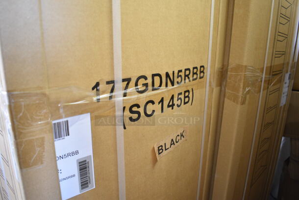 BRAND NEW IN BOX! Galaxy 177GDN5RBB Metal Commercial Single Door Reach In Cooler Merchandiser w/ Poly Coated Racks and LED Lighting. 110-120 Volts, 1 Phase. - Image 3 of 3