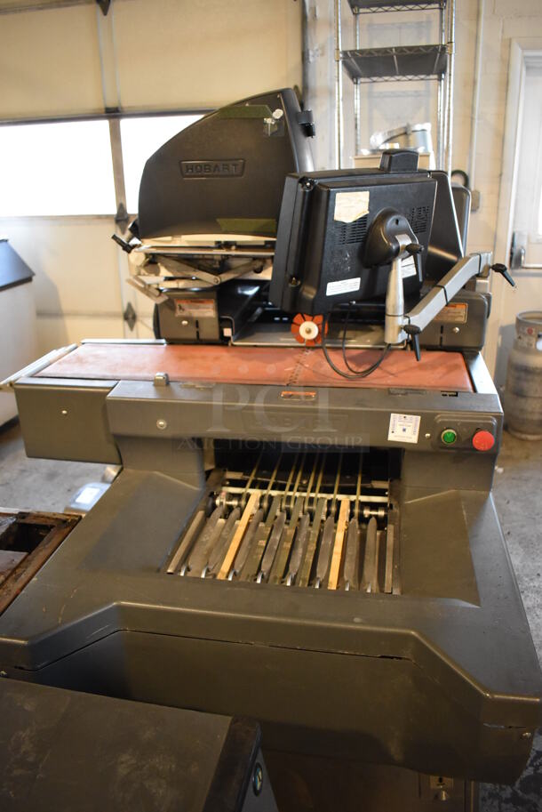 Hobart AWS Stainless Steel Commercial Floor Style Wrapping Machine w/ Monitor and Label Printer. 120/208-230 Volts, 1 Phase. 78x45x67 - Image 5 of 12