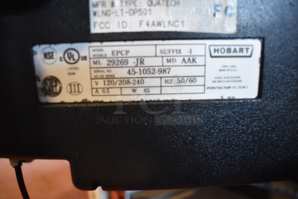 Hobart AWS Stainless Steel Commercial Floor Style Wrapping Machine w/ Monitor and Label Printer. 120/208-230 Volts, 1 Phase. 78x45x67 - Image 6 of 12