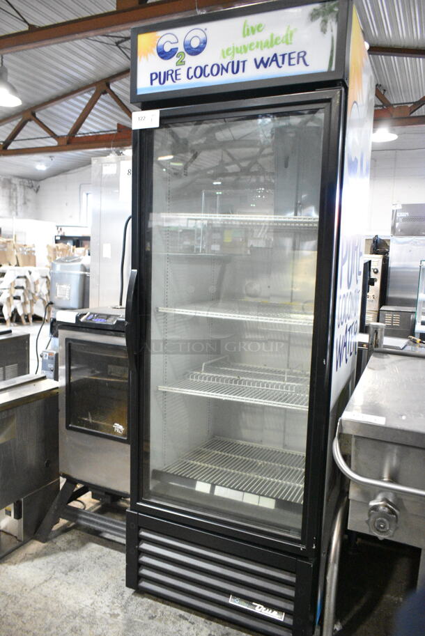 2017 True GDM-23-HC Metal Commercial Single Door Reach In Cooler Merchandiser. 115 Volts, 1 Phase. Tested and Working! - Image 1 of 4