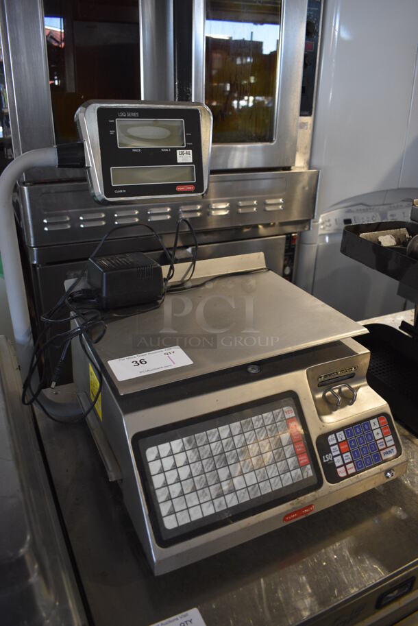 Torrey LSQ-40L Stainless Steel Commercial Countertop 40 Pound Capacity Food Portioning Scale. 19x18x22. Tested and Does Not Power On - Image 3 of 7