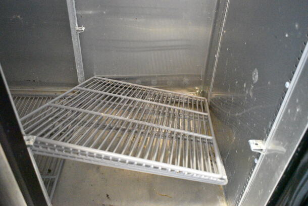 2016 True T-35 Stainless Steel Commercial 2 Door Reach In Cooler w/ Poly Coated Racks. 115 Volts, 1 Phase. Tested and Working! - Image 5 of 8