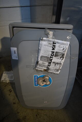 2 Gray Poly Wall Mount Diaper Changing Stations; Lavex and Koala Kare. 2 Times Your Bid!