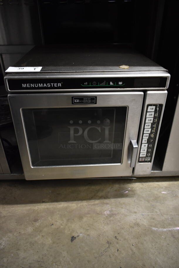 Menumaster MRC30S2 Stainless Steel Commercial Countertop Microwave Oven. 208/230 Volts, 1 Phase. 