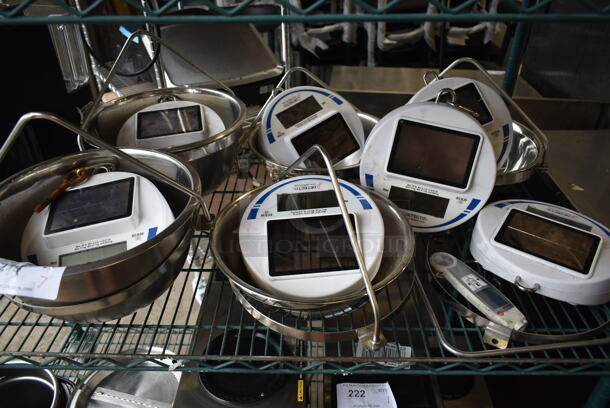 7 Detecto SCS30 30 Pound Capacity Hanging Scale w/ 5 Metal Hanging Bowls. 7 Times Your Bid! - Image 1 of 12